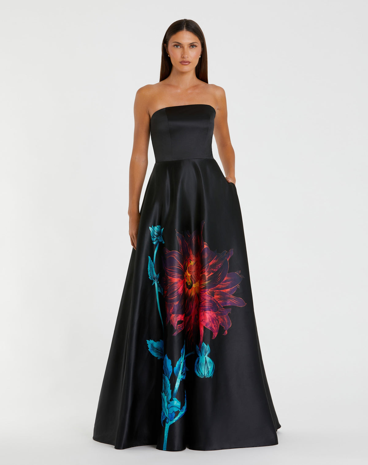 Mac Duggal 21074 - Black Multi