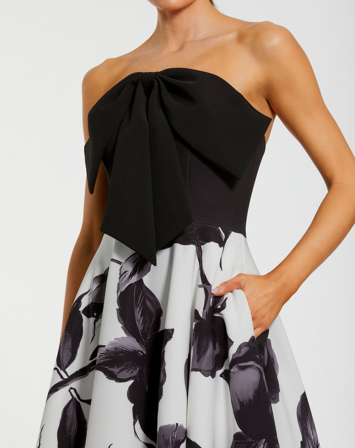Mac Duggal 21151 - Black Multi