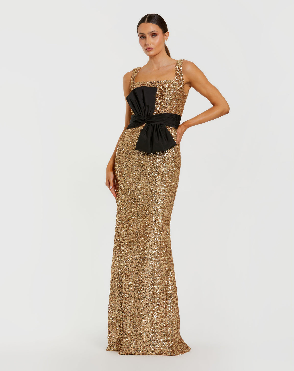 Mac Duggal 21160 - Black Gold