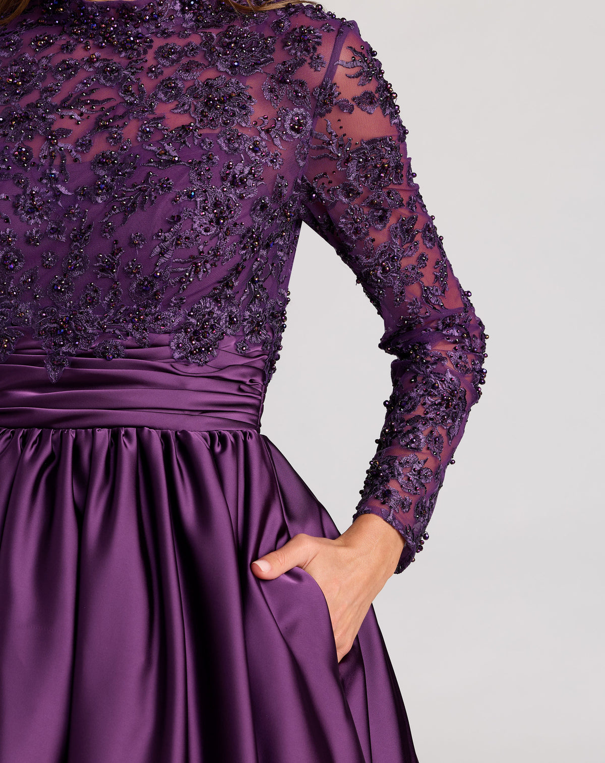 Mac Duggal 21189 - Aubergine