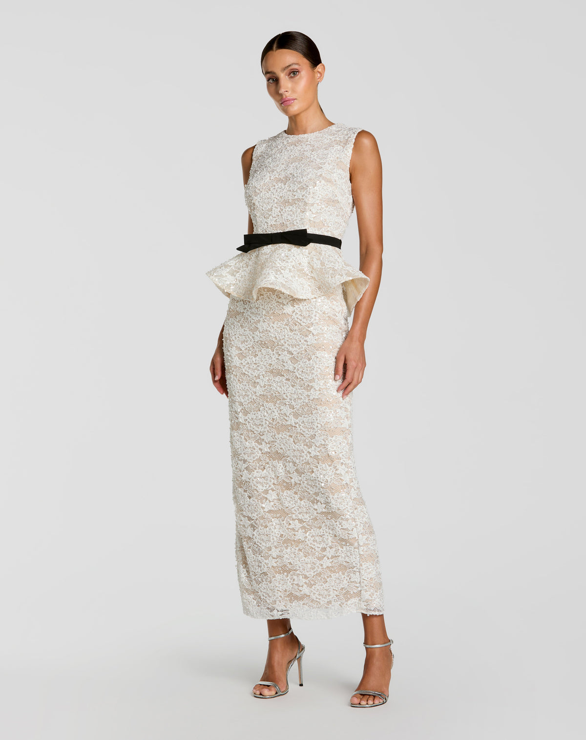 Mac Duggal 21228 - Ivory Nude