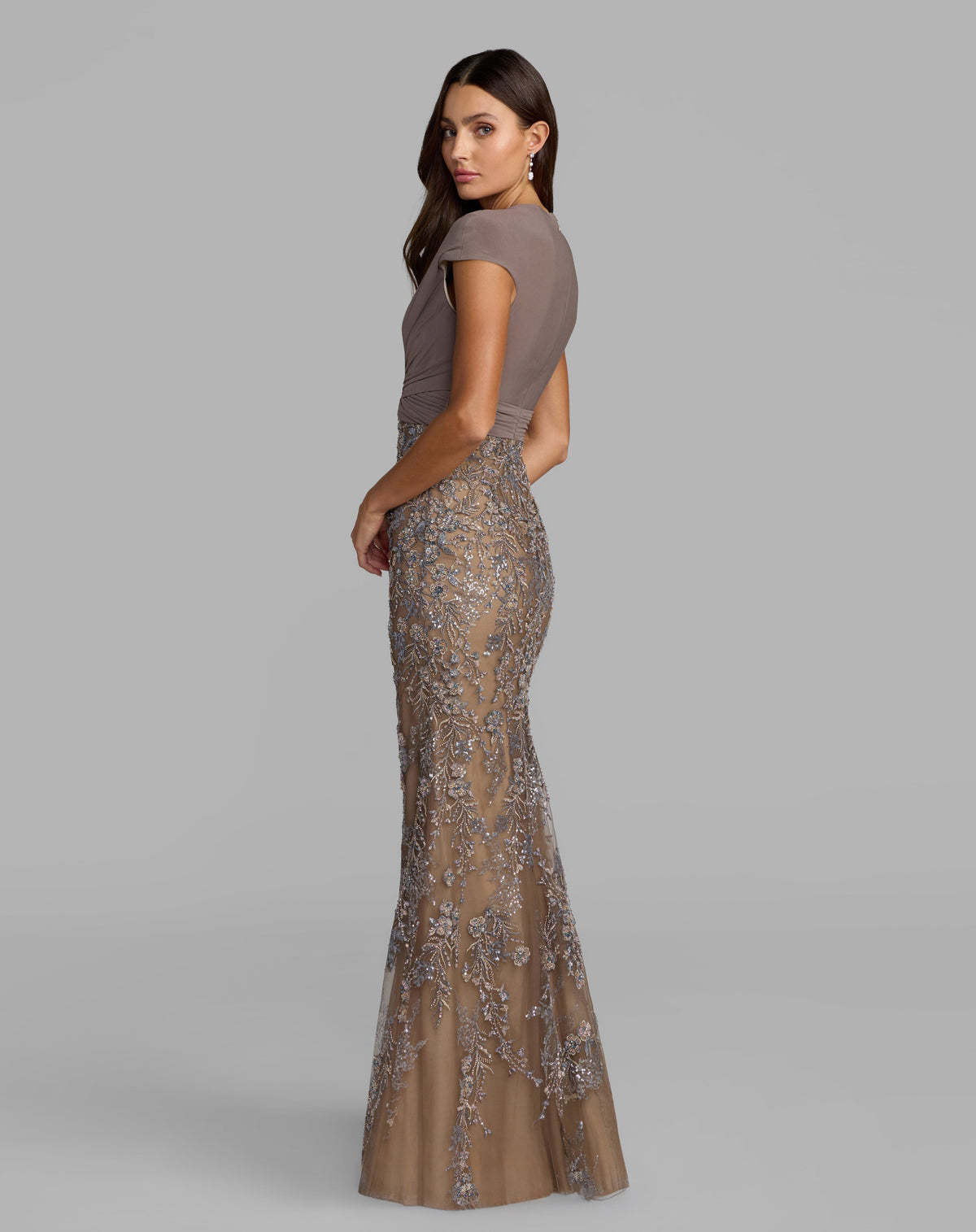 Mac Duggal 21291 - Taupe Multi