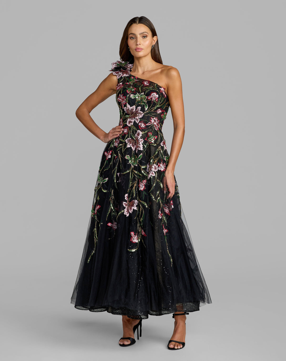 Mac Duggal 21302 - Black Multi