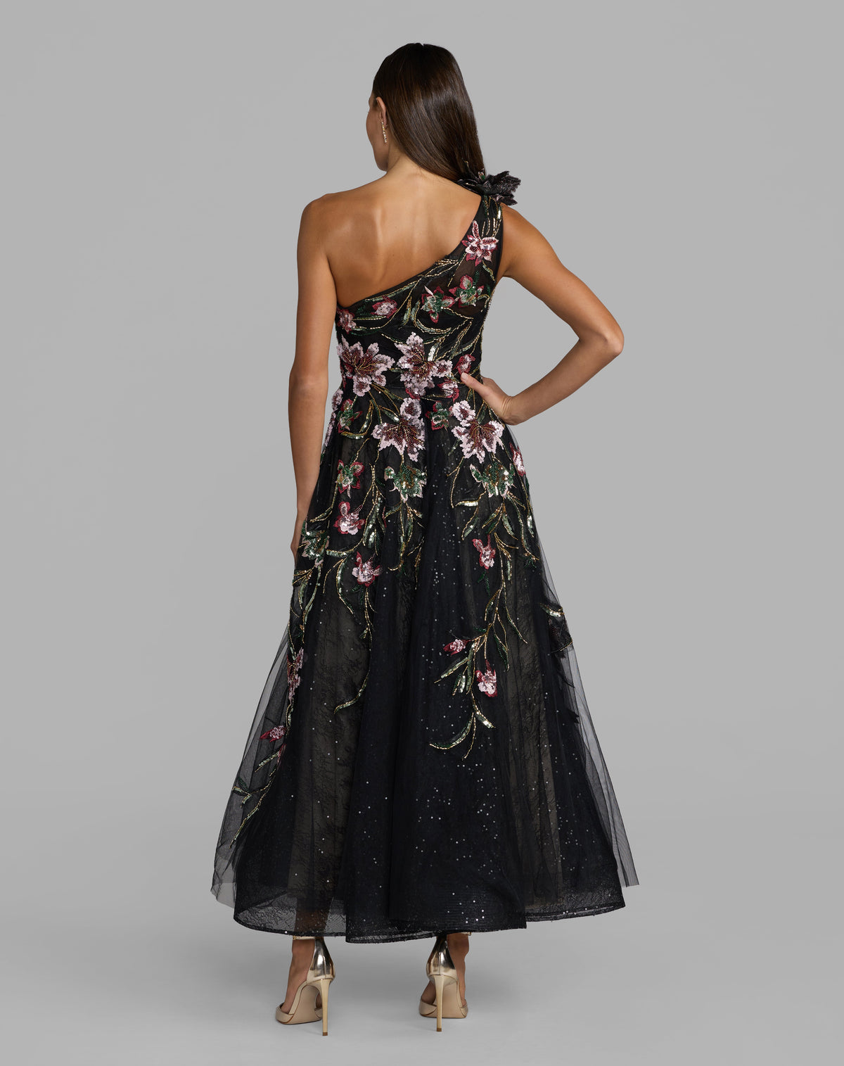 Mac Duggal 21302 - Black Multi