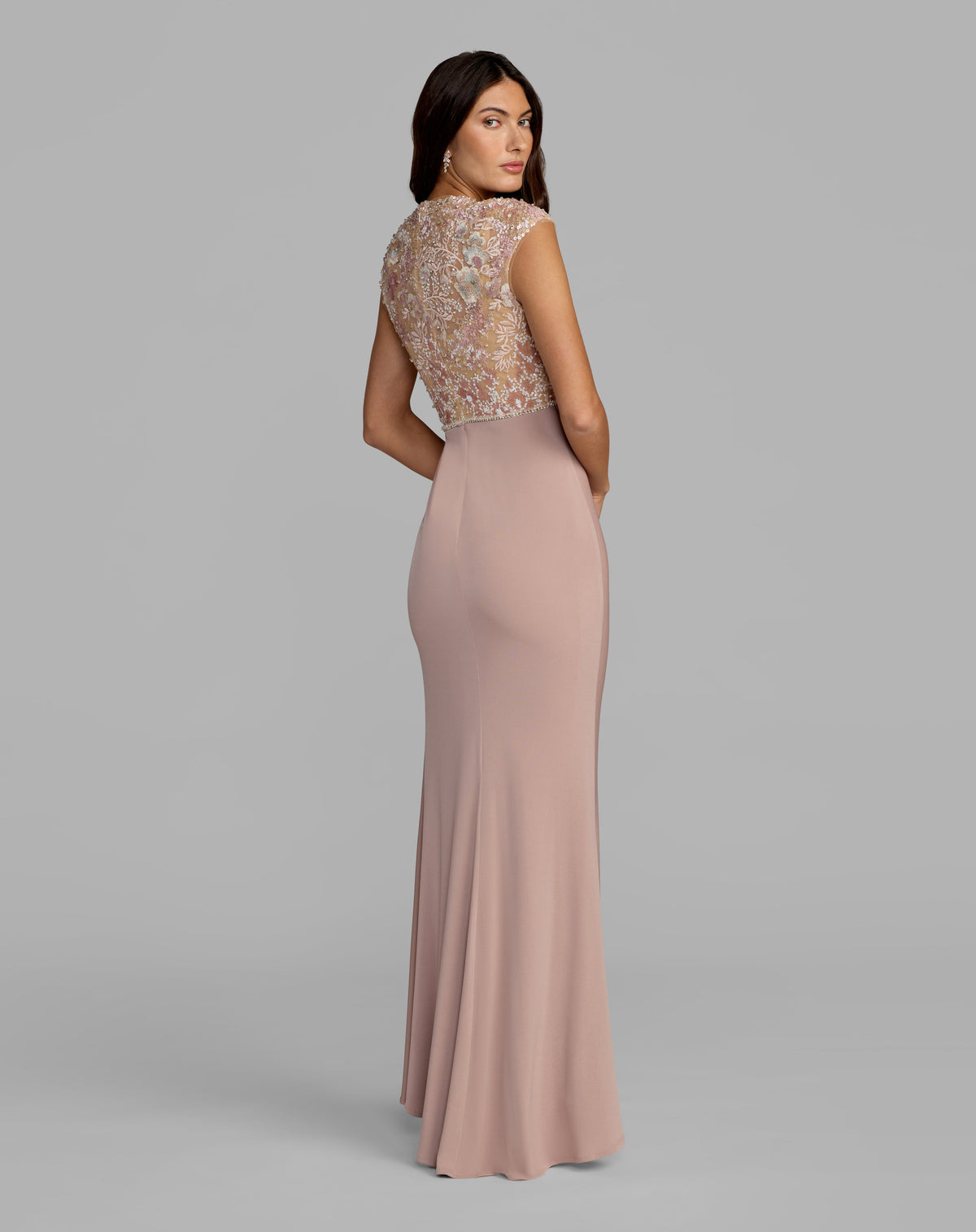 Mac Duggal 21324 - Taupe Multi