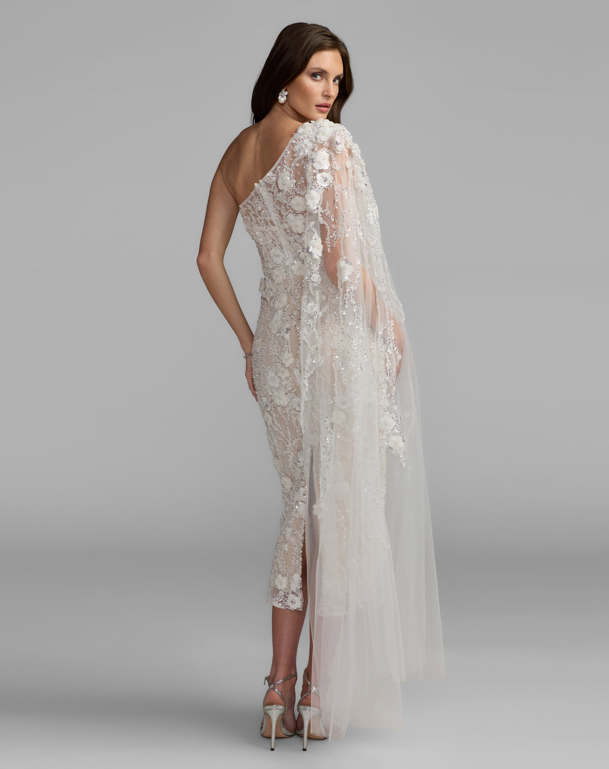 Mac Duggal 21348 - Ivory Nude