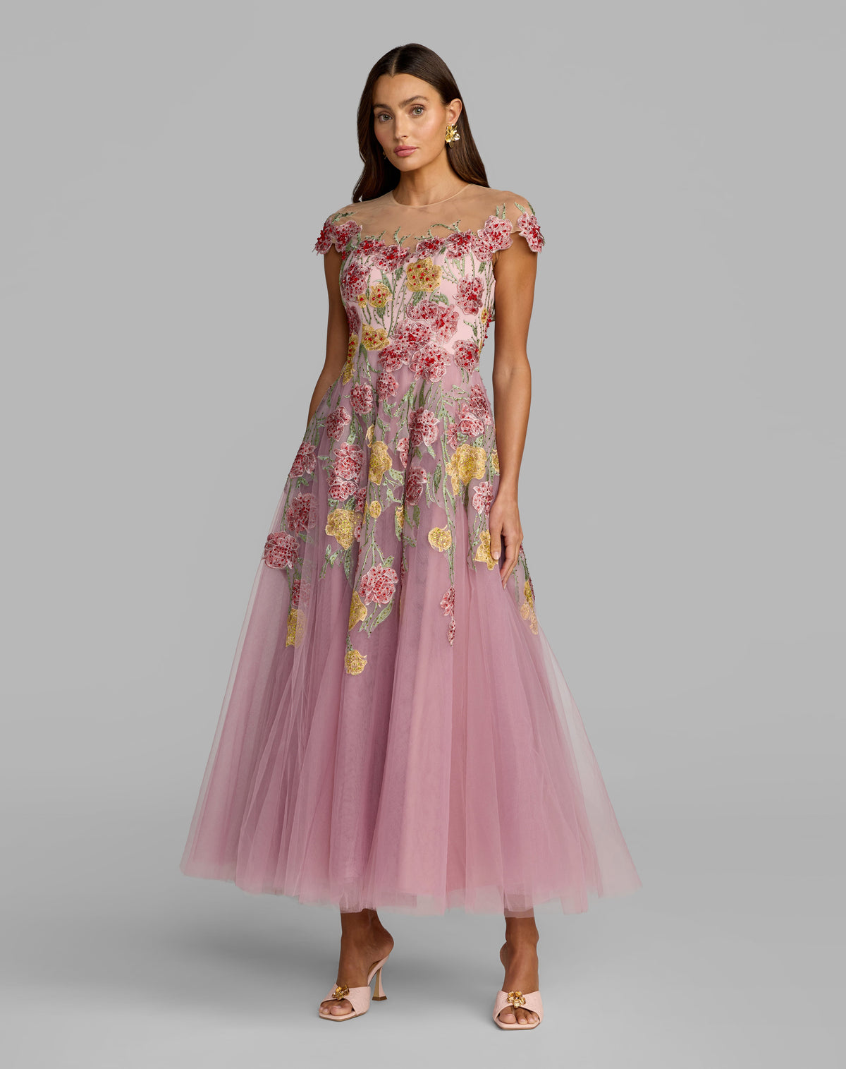 Mac Duggal 21357 - Mauve Multi