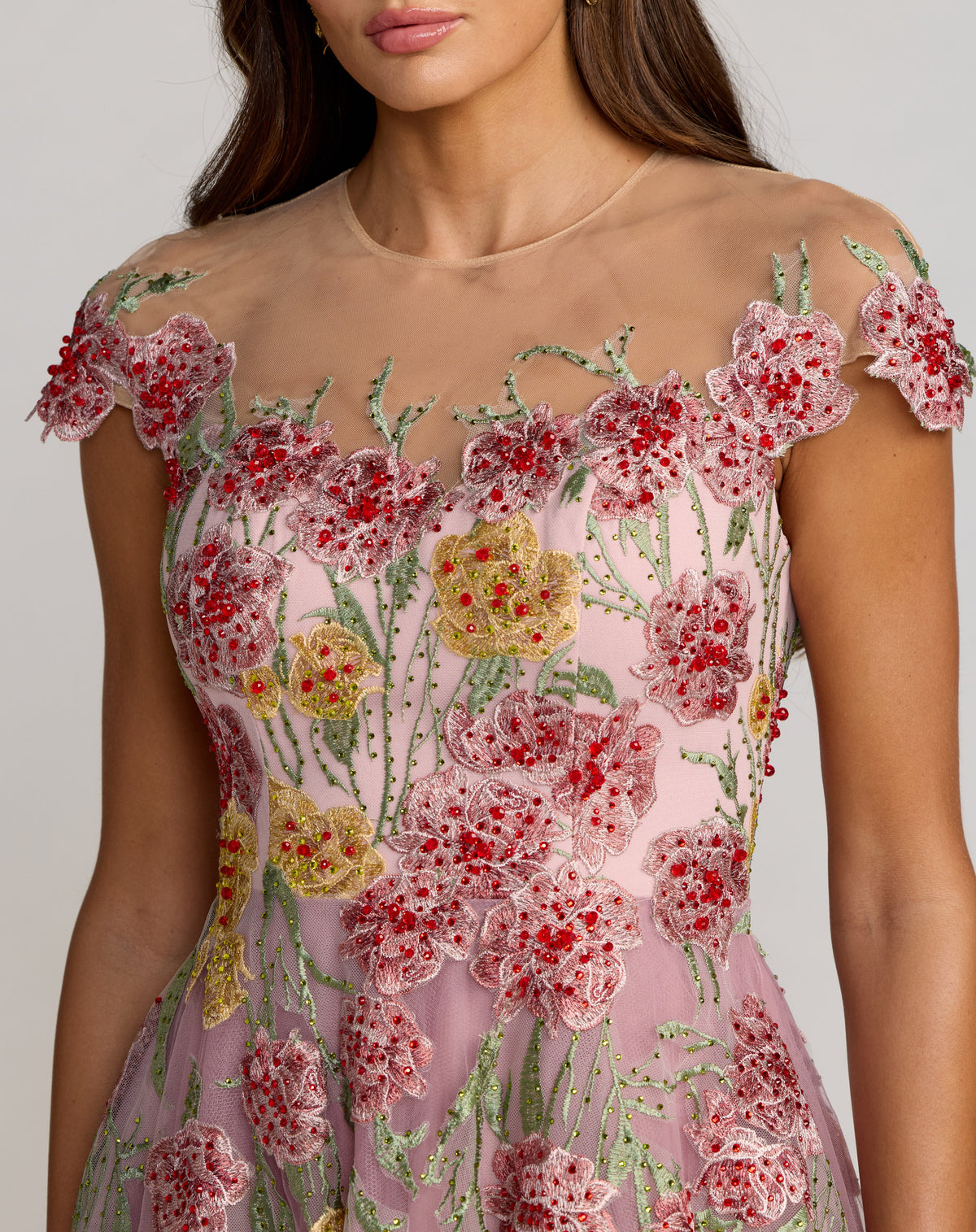 Mac Duggal 21357 - Mauve Multi