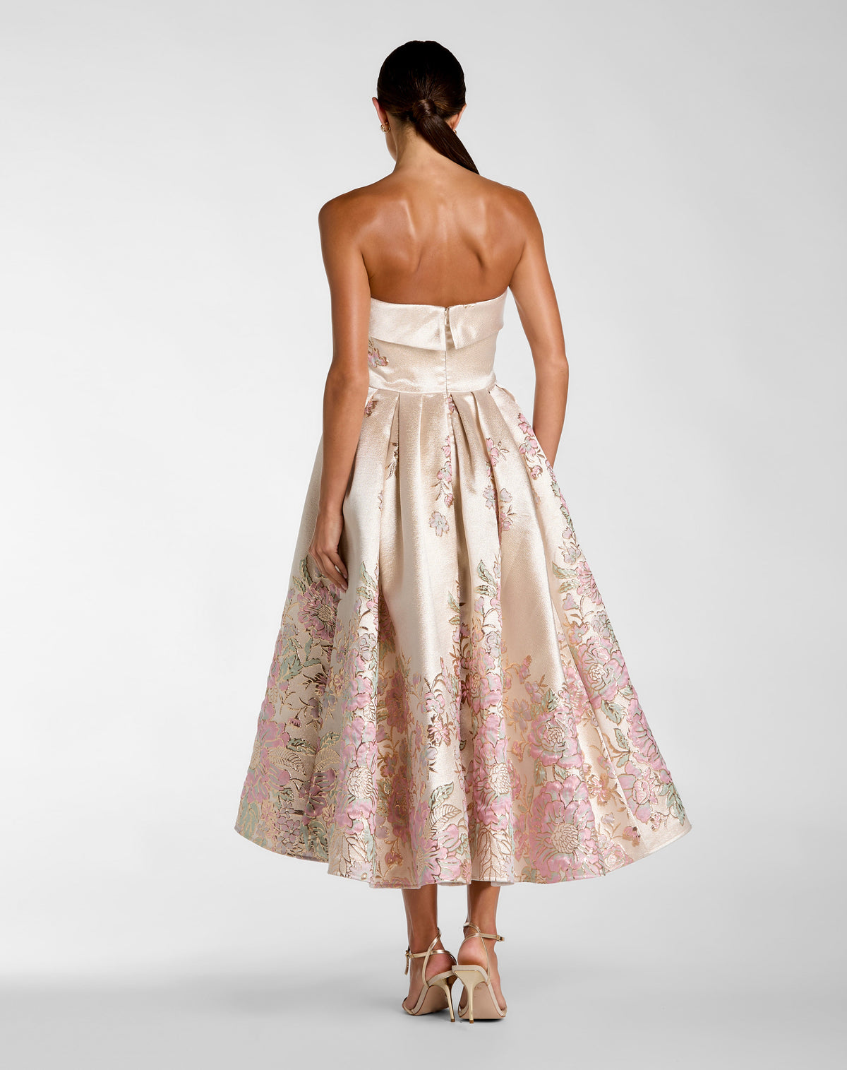Mac Duggal 21372 - Champagne Multi