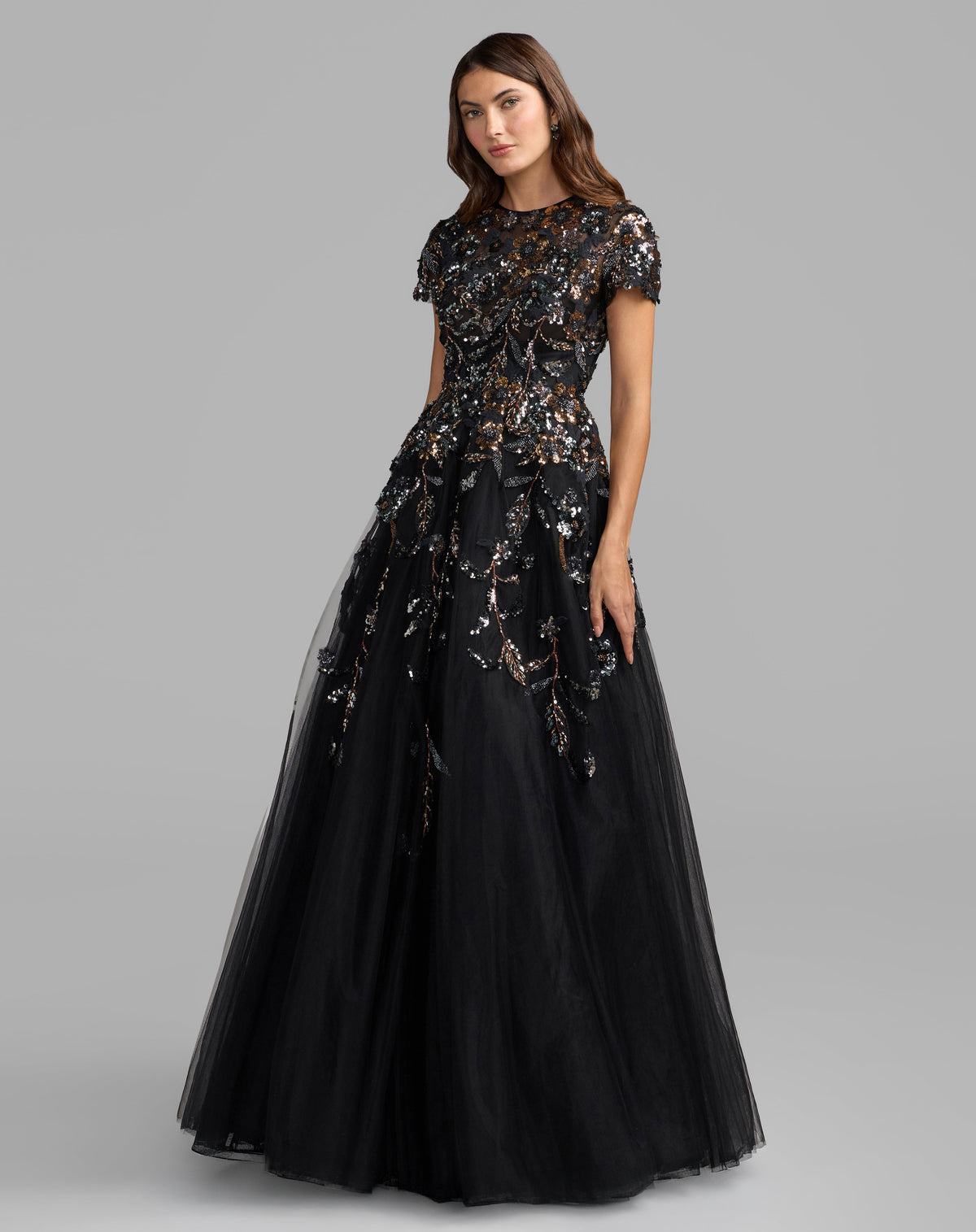 Mac Duggal 21390 - Black Multi