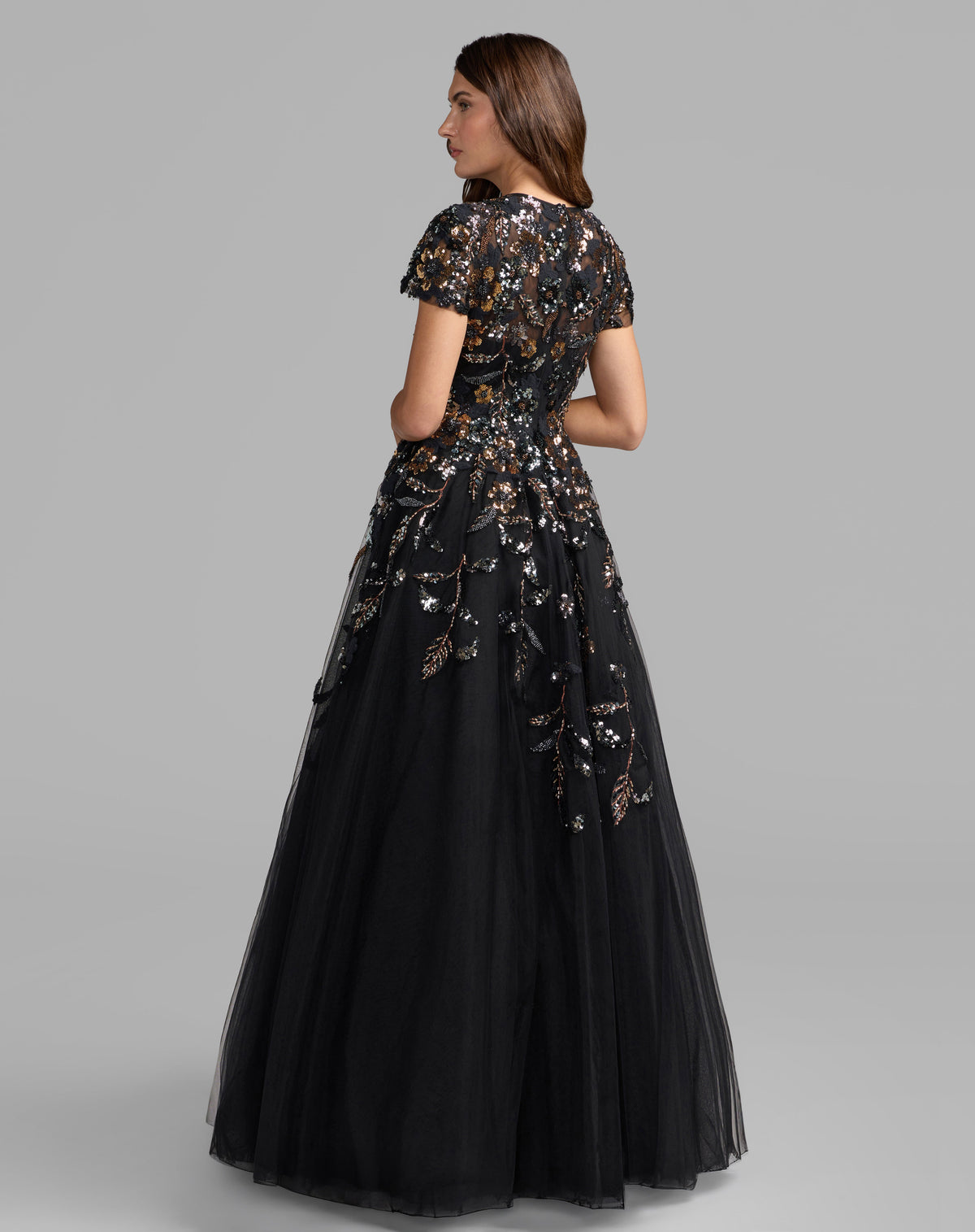 Mac Duggal 21390 - Black Multi