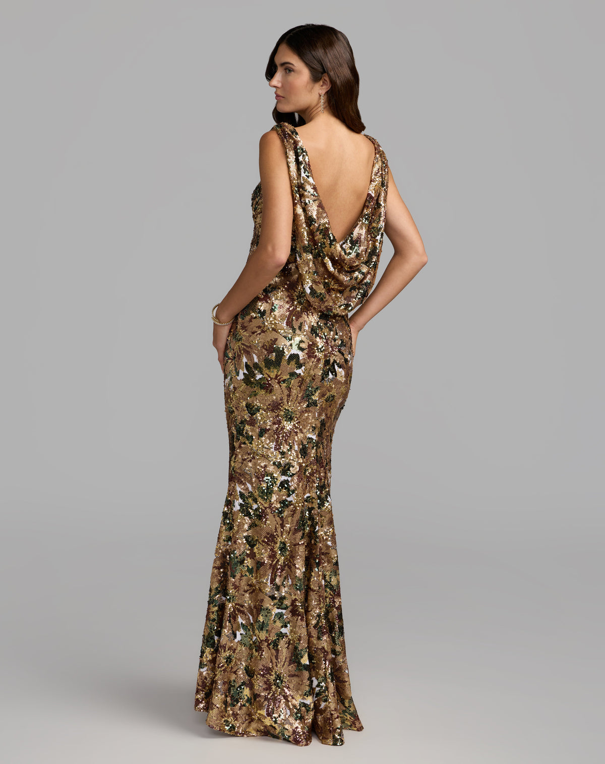 Mac Duggal 21392 - Chocolate Multi