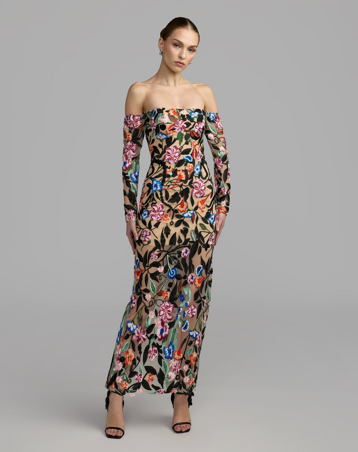 Mac Duggal 21395 - Nude Multi