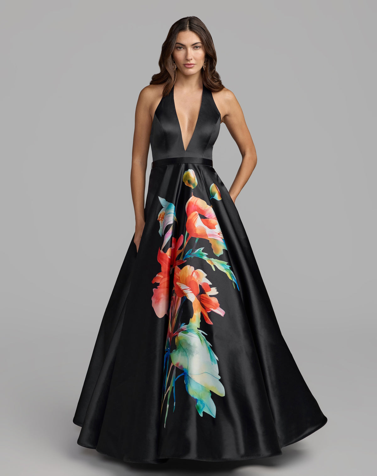 Mac Duggal 21426 - Black Multi