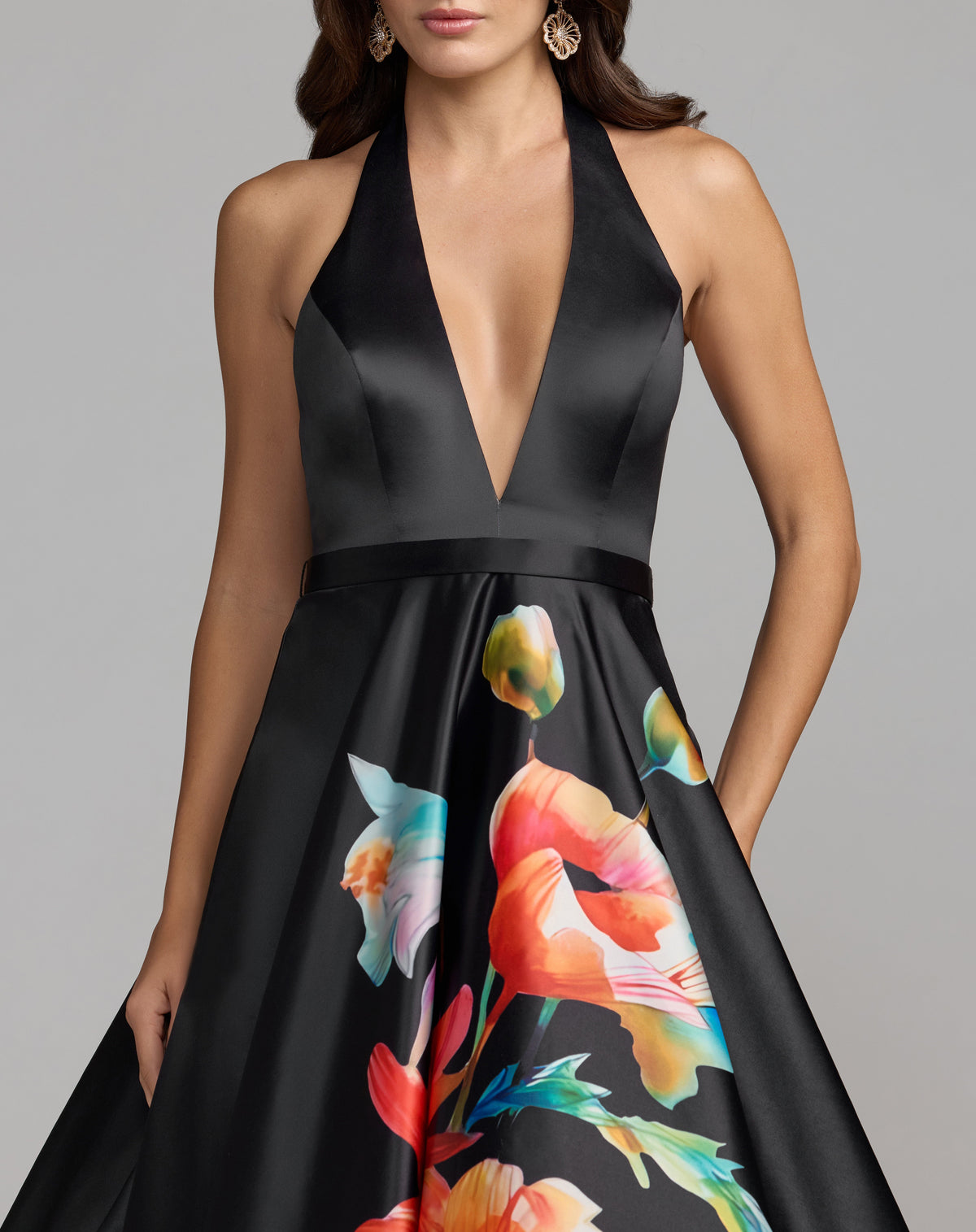 Mac Duggal 21426 - Black Multi