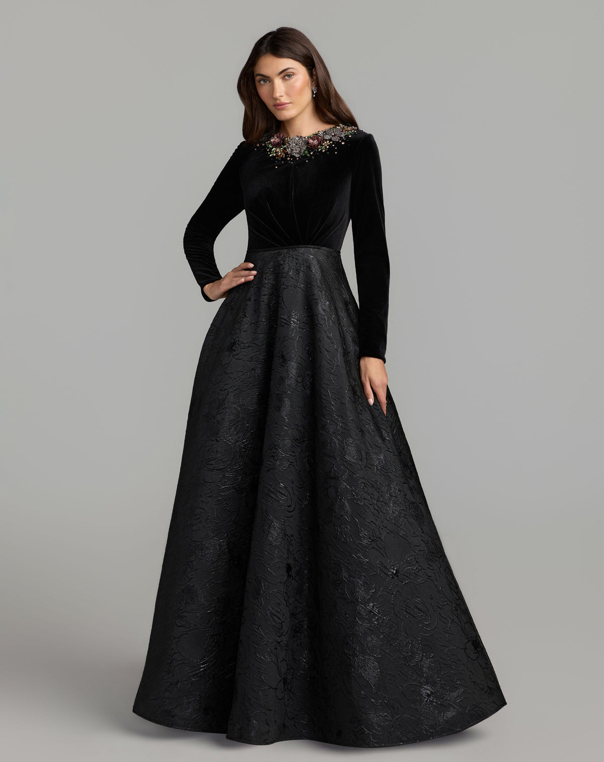 Mac Duggal 21525 - Black Multi