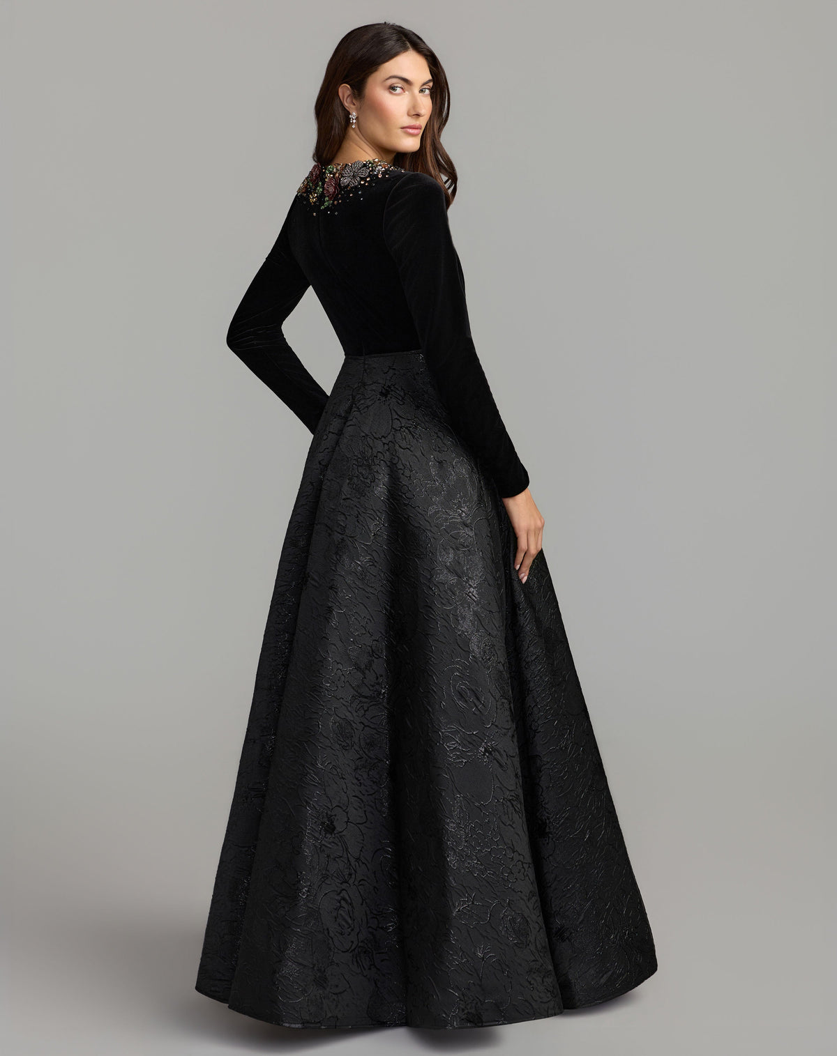 Mac Duggal 21525 - Black Multi
