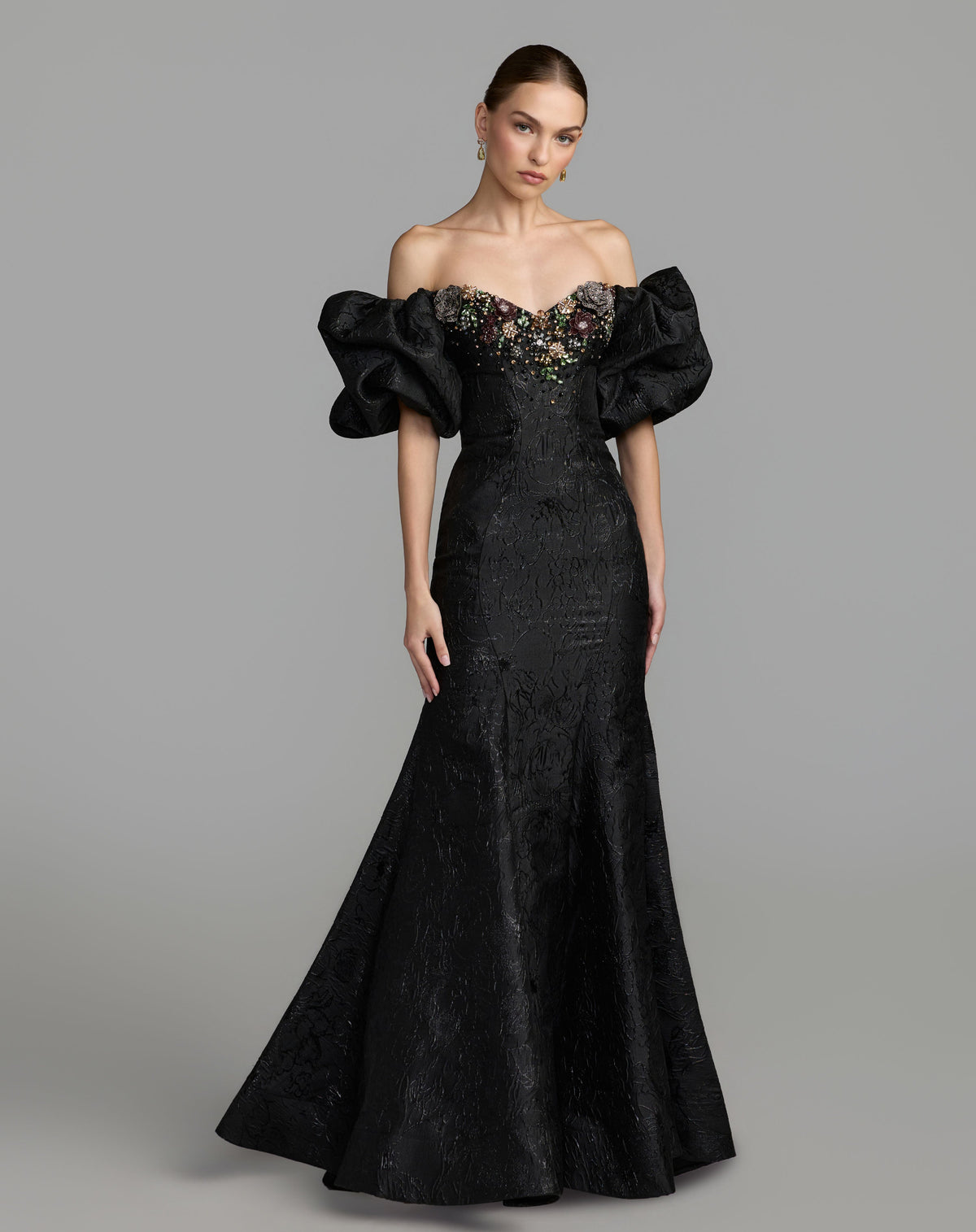 Mac Duggal 21526 - Black Multi