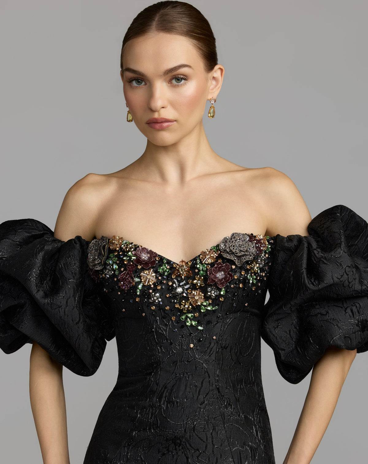 Mac Duggal 21526 - Black Multi