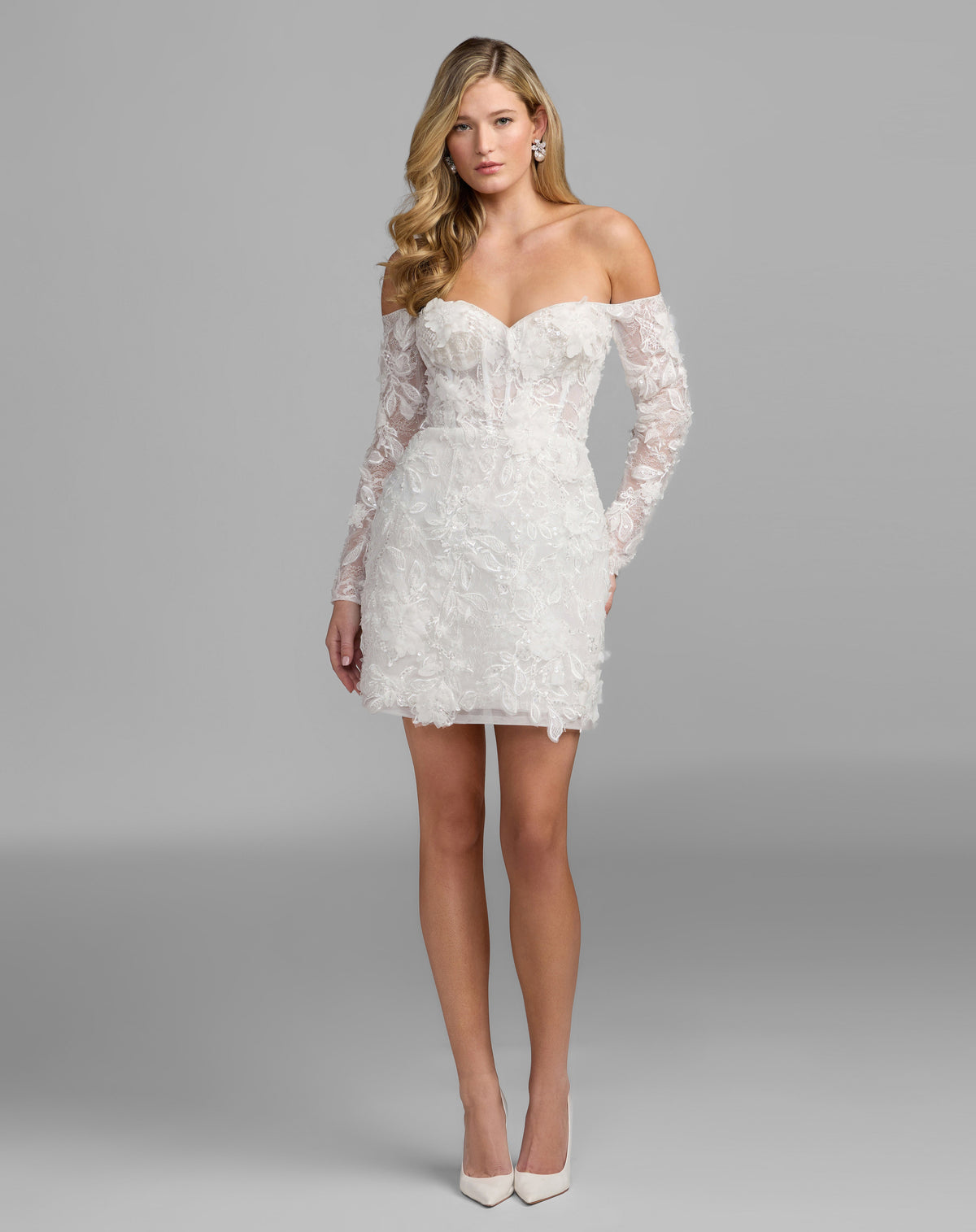Mac Duggal 21541 - Ivory