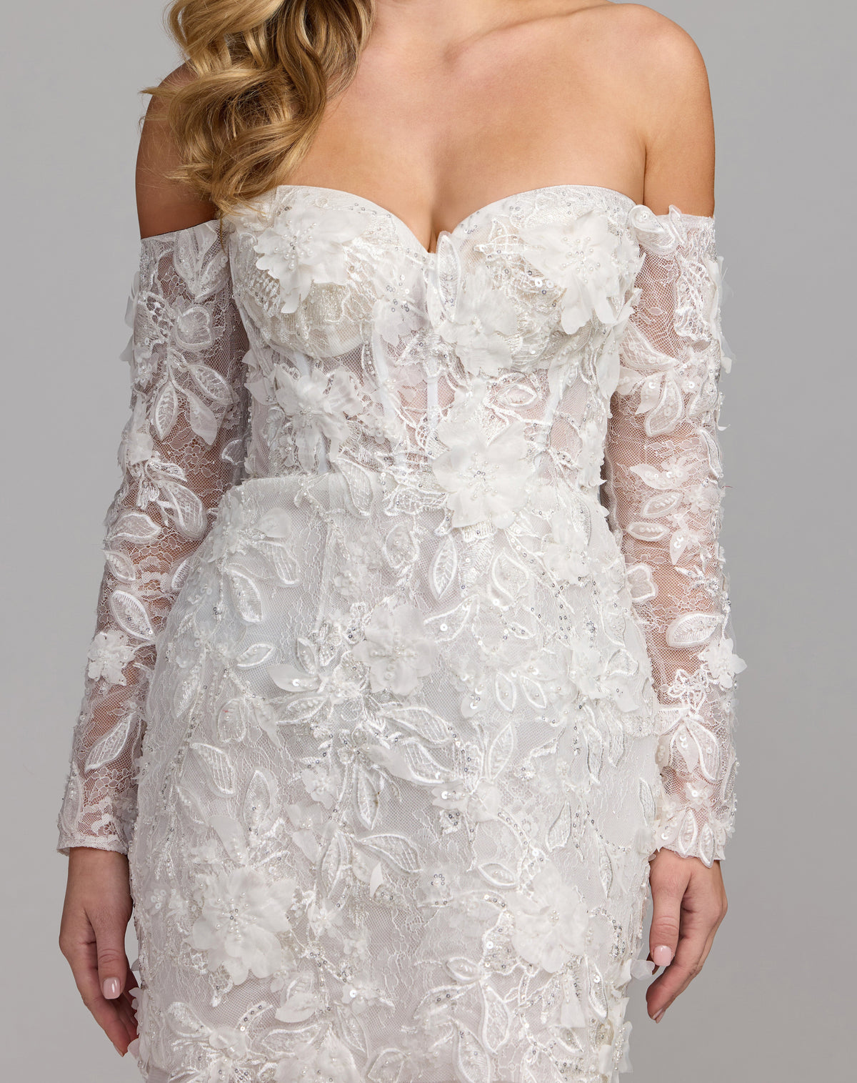 Mac Duggal 21541 - Ivory