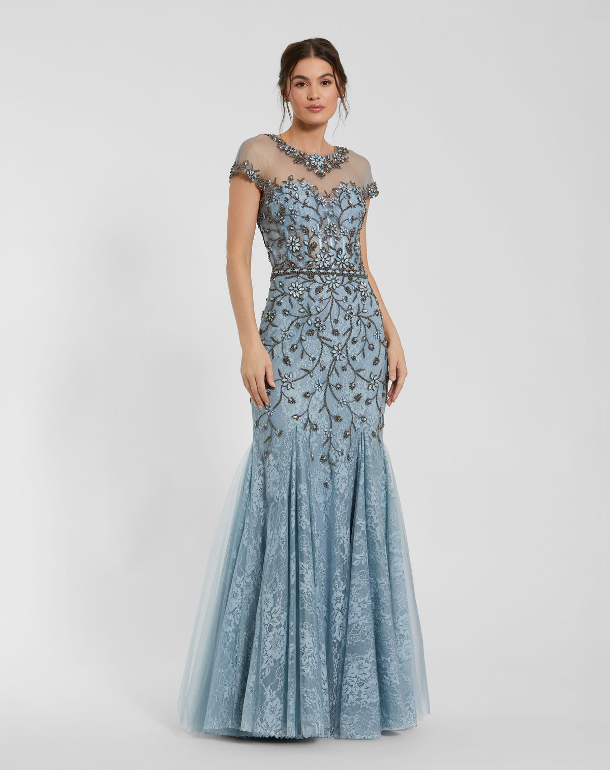 Mac Duggal 2239 - Slate Blue