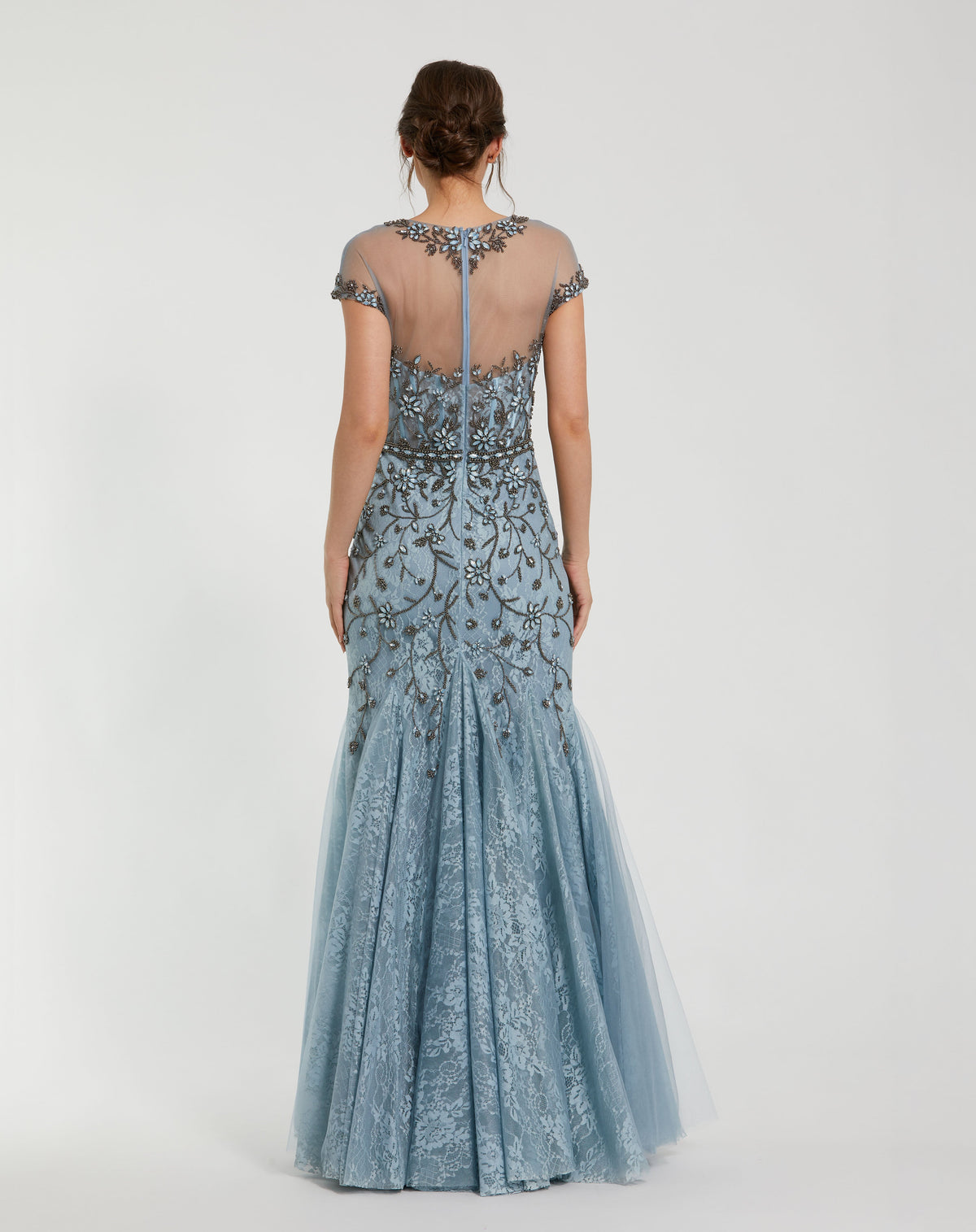 Mac Duggal 2239 - Slate Blue