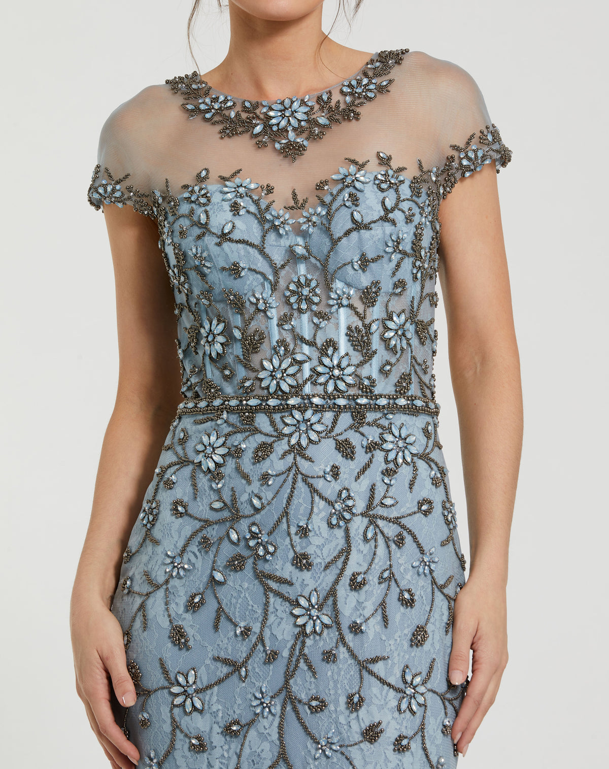 Mac Duggal 2239 - Slate Blue