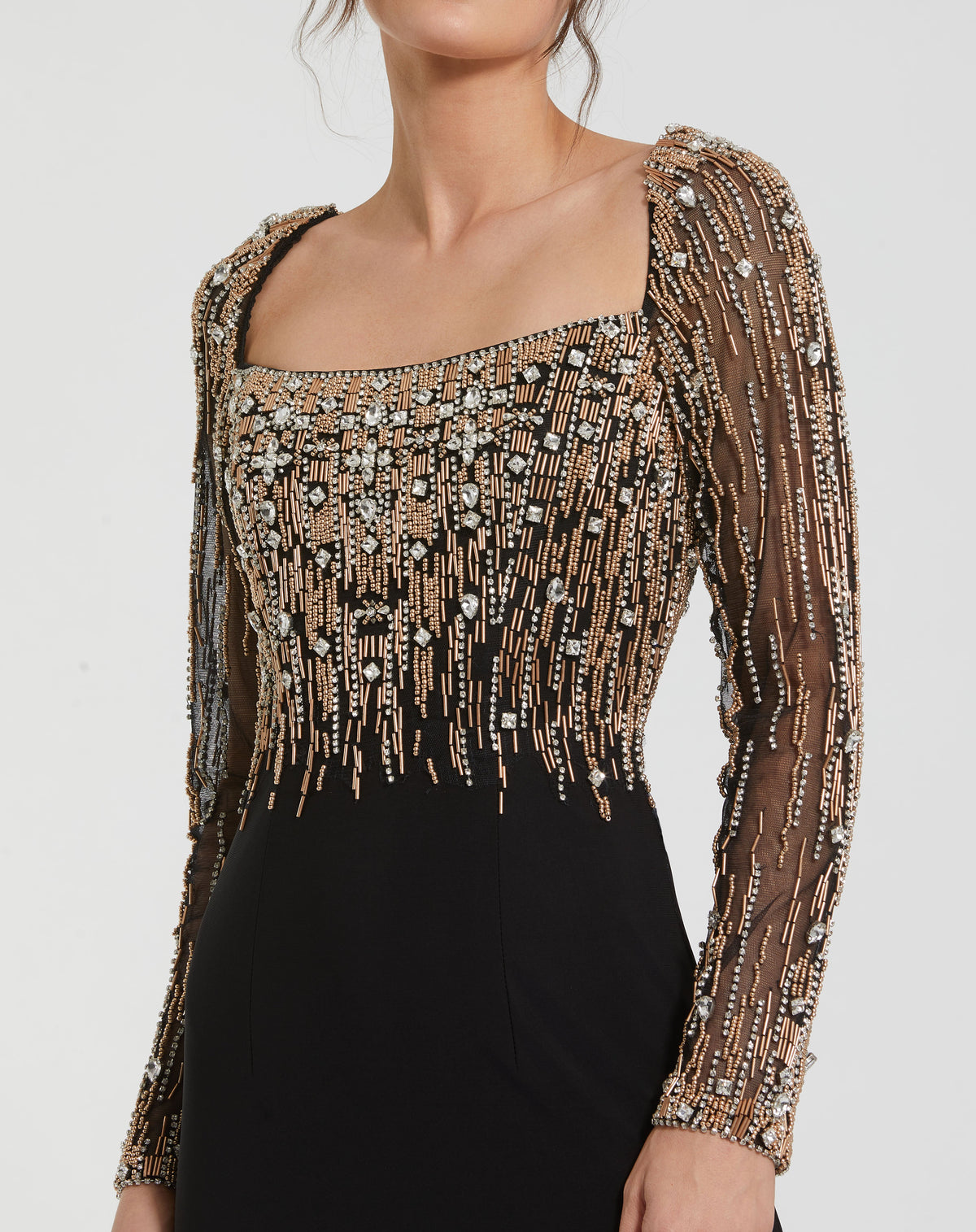 Mac Duggal 2256 - Black Gold
