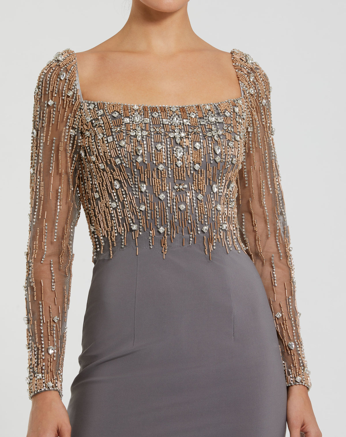Mac Duggal 2256 - Platinum Gold