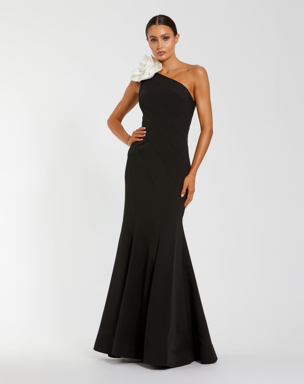 Mac Duggal 2304 - Black Ivory