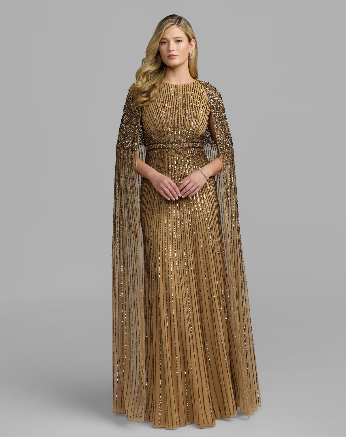 Mac Duggal 23046 - Light Bronze