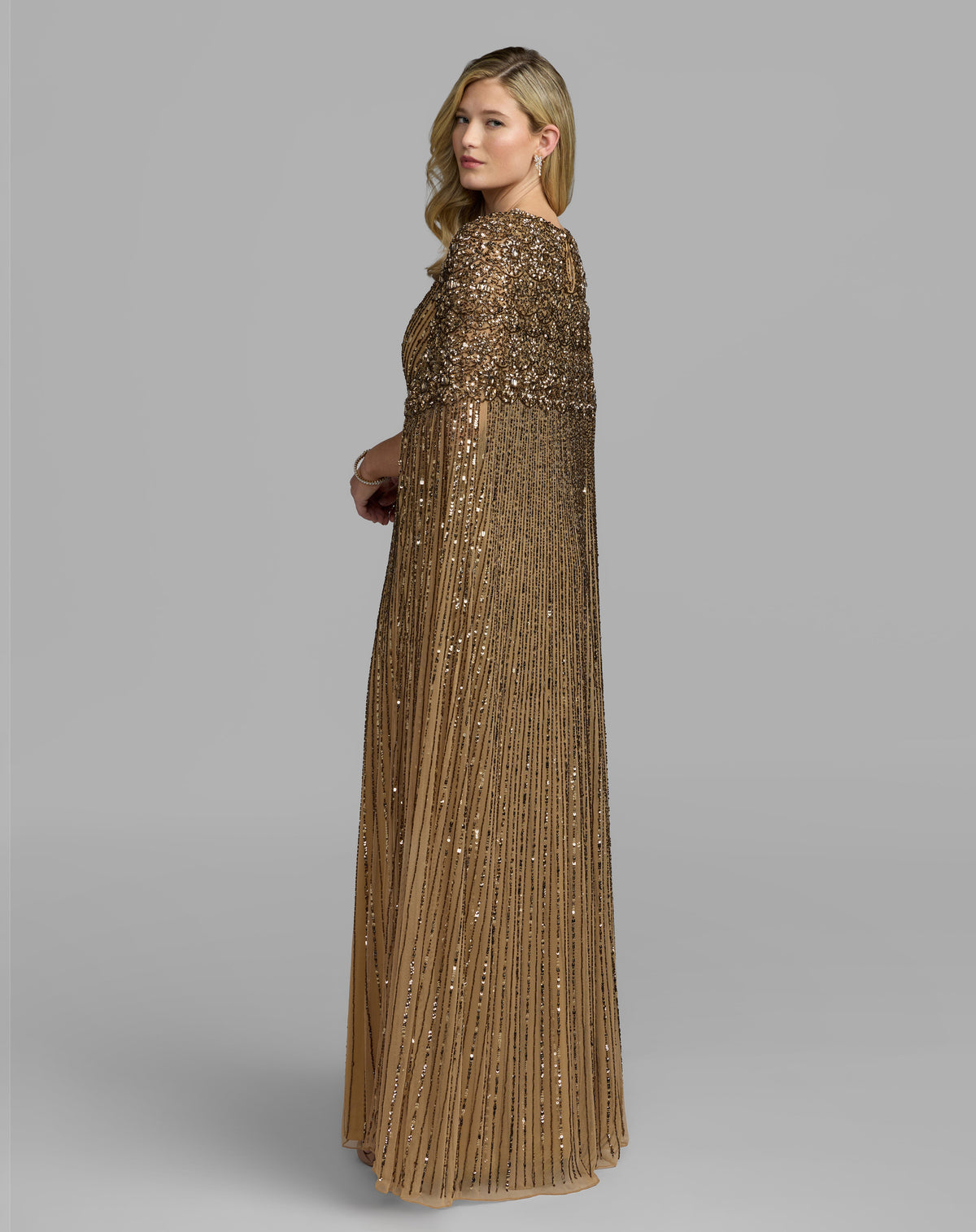Mac Duggal 23046 - Light Bronze
