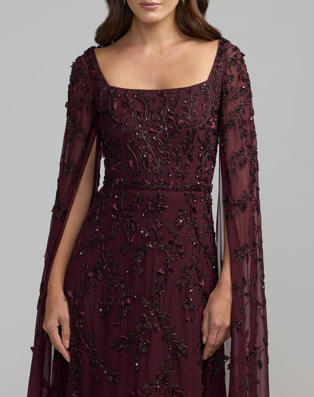 Mac Duggal 23068 - Aubergine