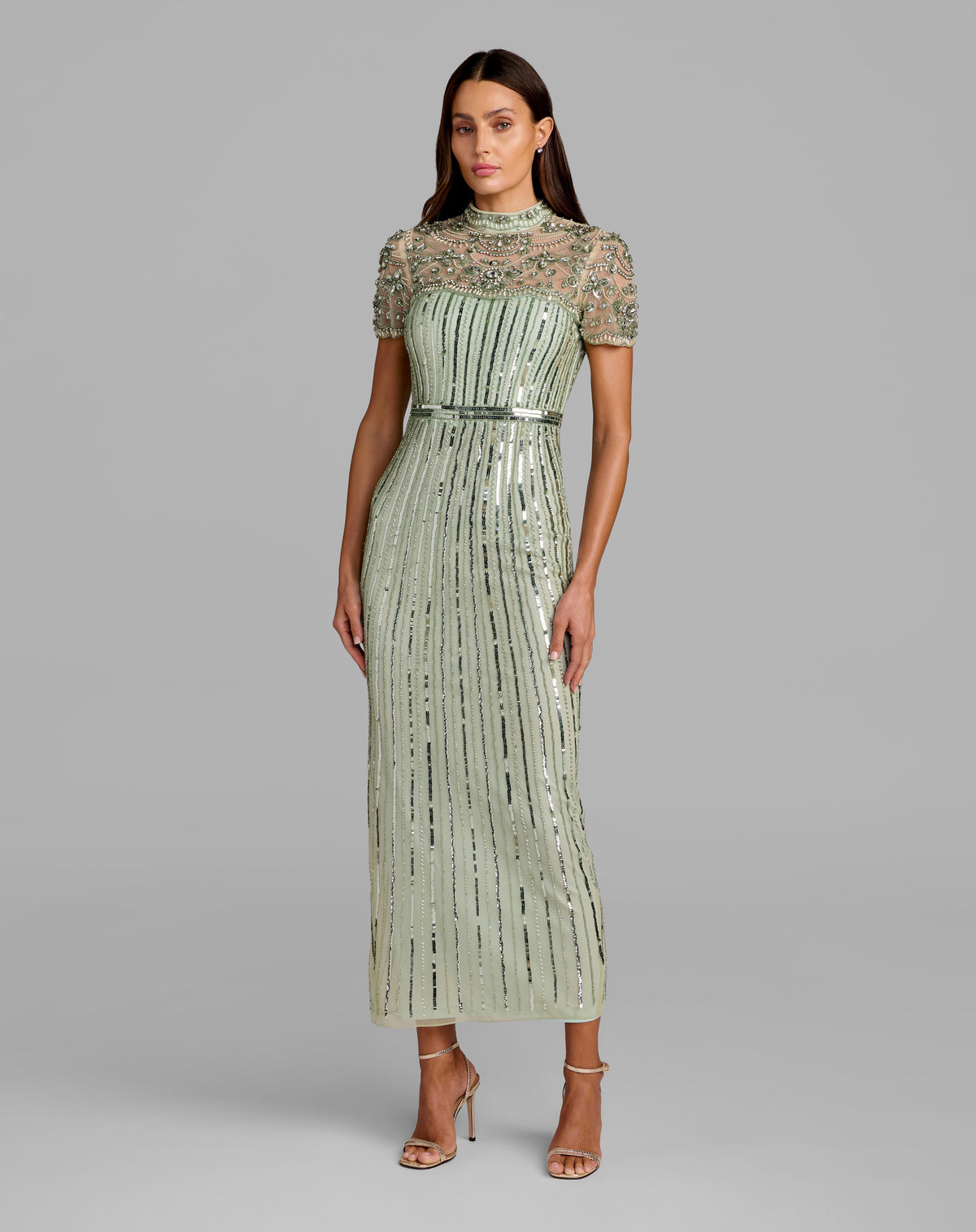 Mac Duggal 23075 - Light Sage