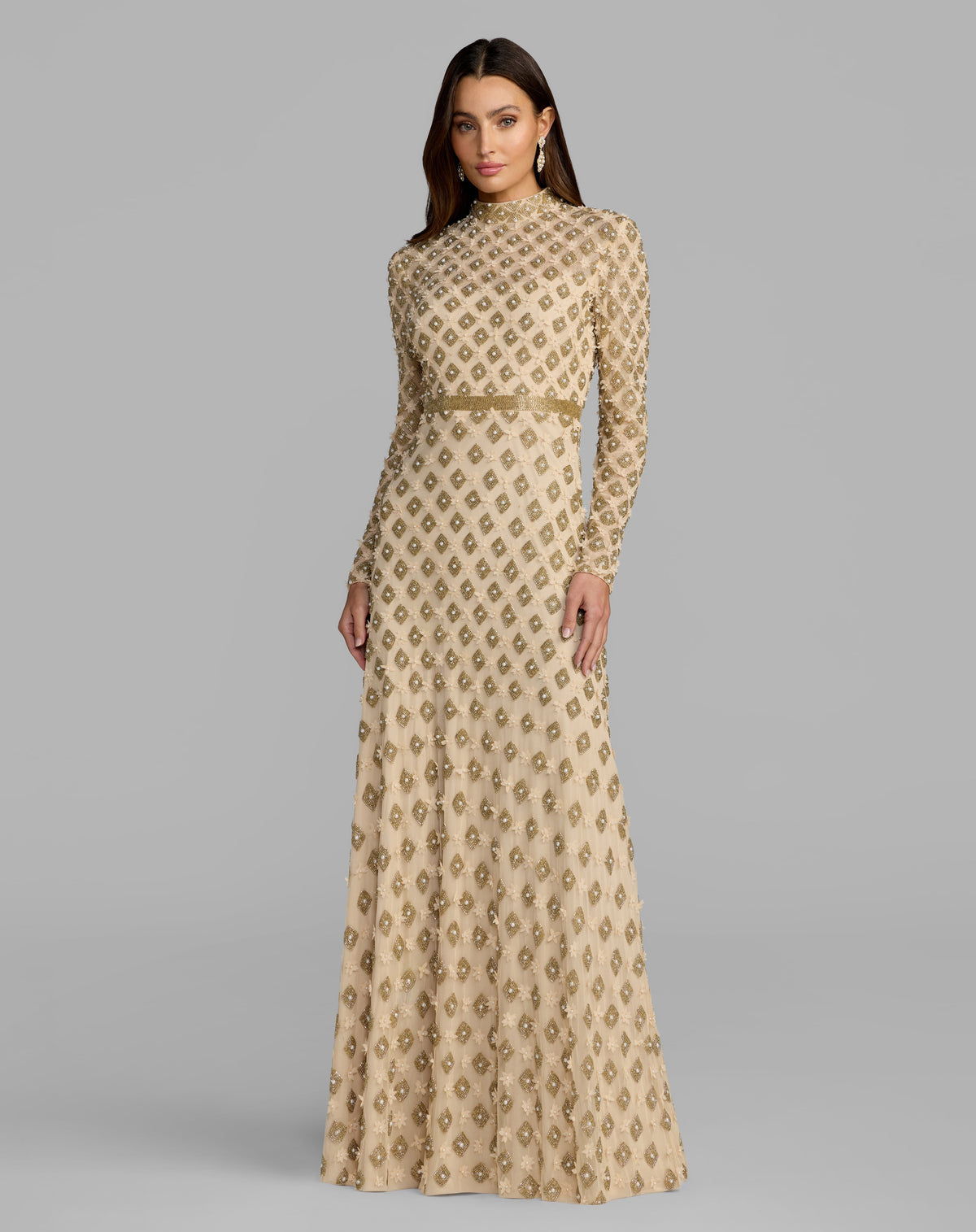 Mac Duggal 23087 - Champagne Gold