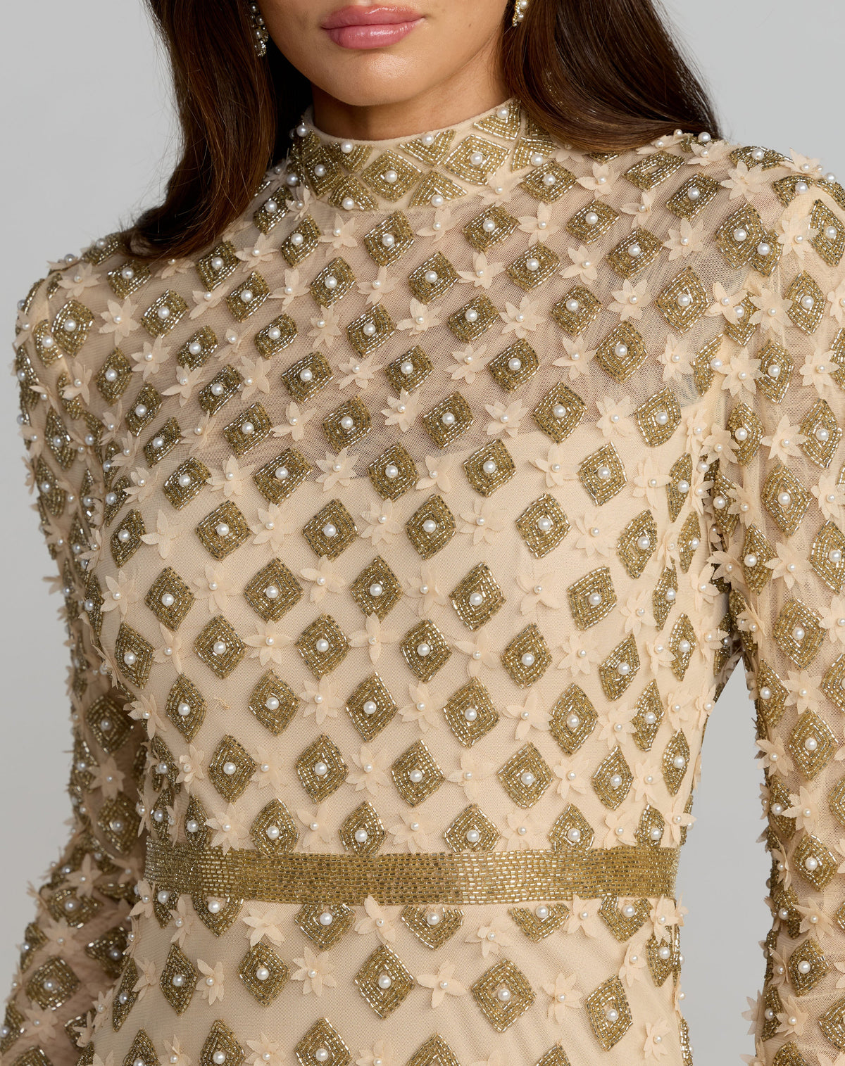 Mac Duggal 23087 - Champagne Gold