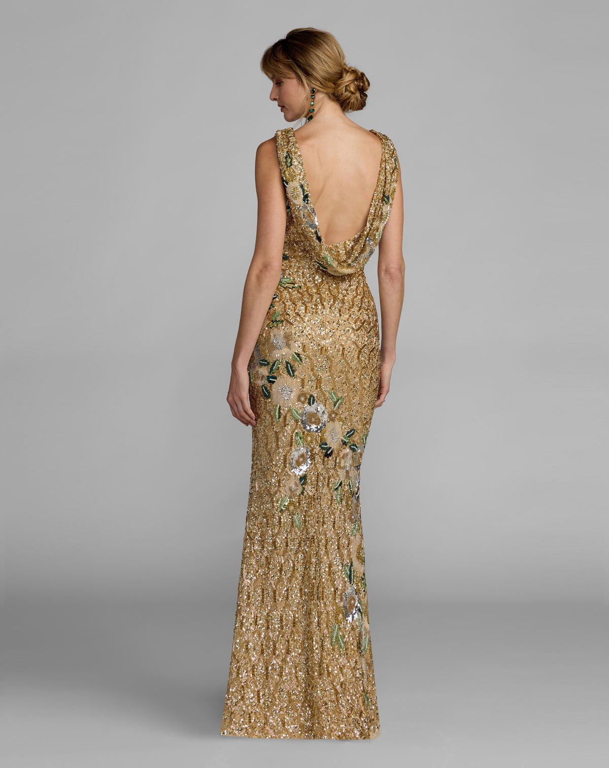Mac Duggal 23099 - Gold Multi