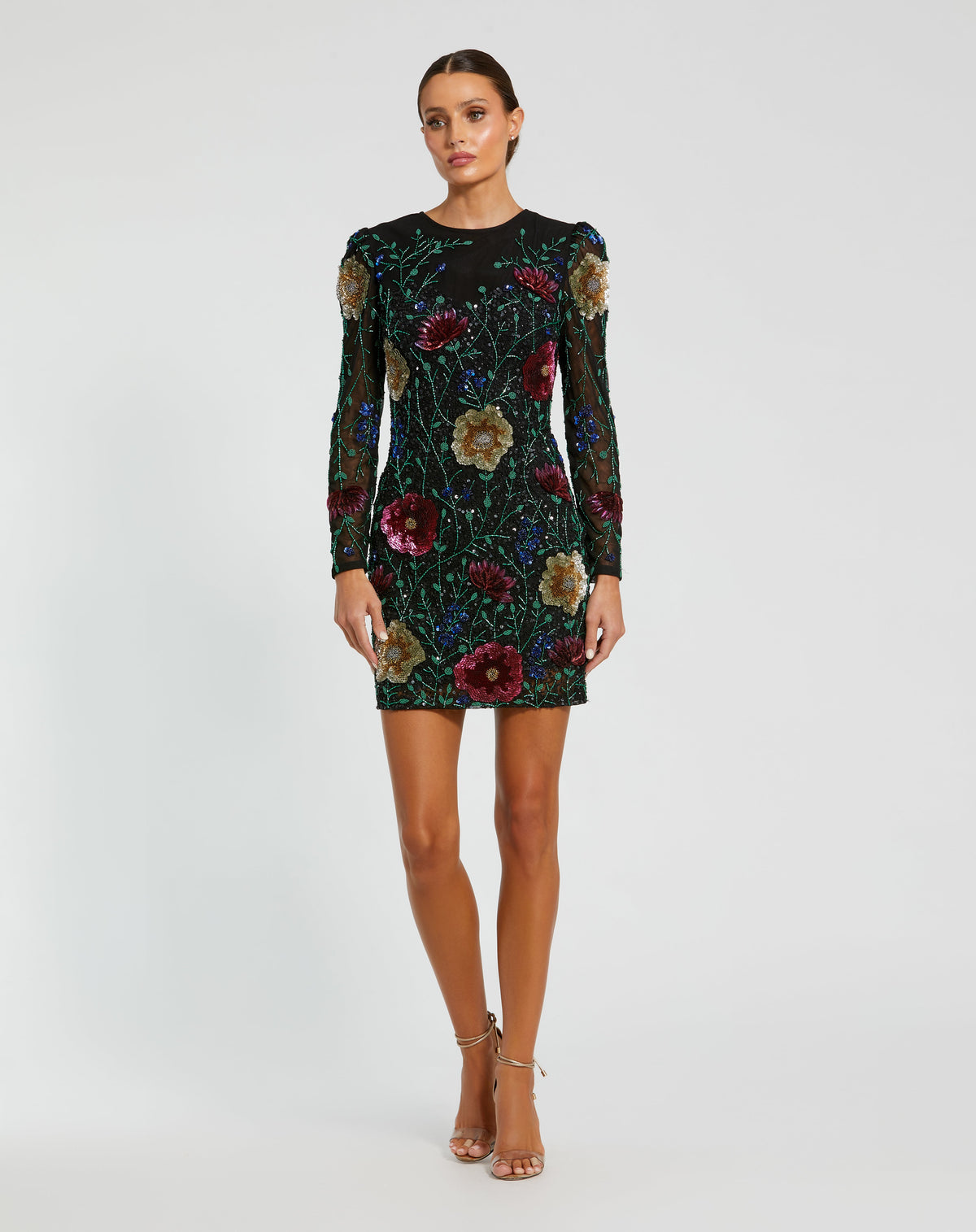 Mac Duggal 24006 - Black Multi
