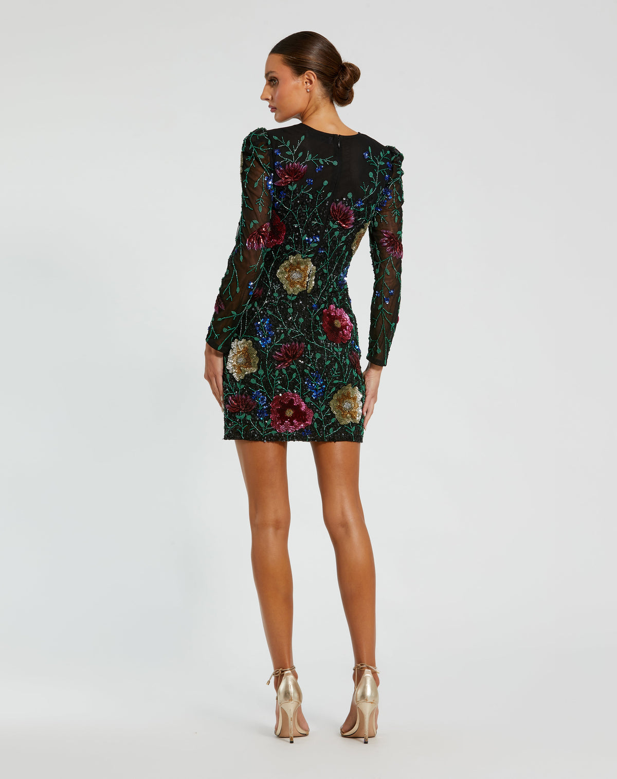 Mac Duggal 24006 - Black Multi