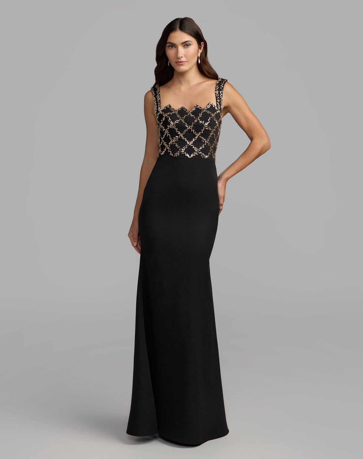 Mac Duggal 2416 - Black Gold