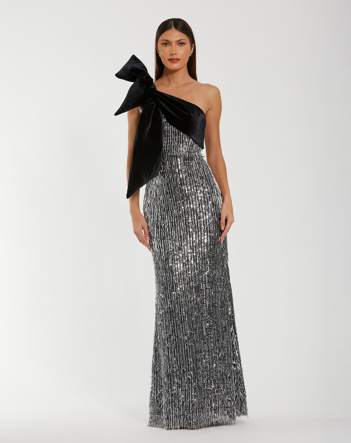 Mac Duggal 27690 - Black Silver