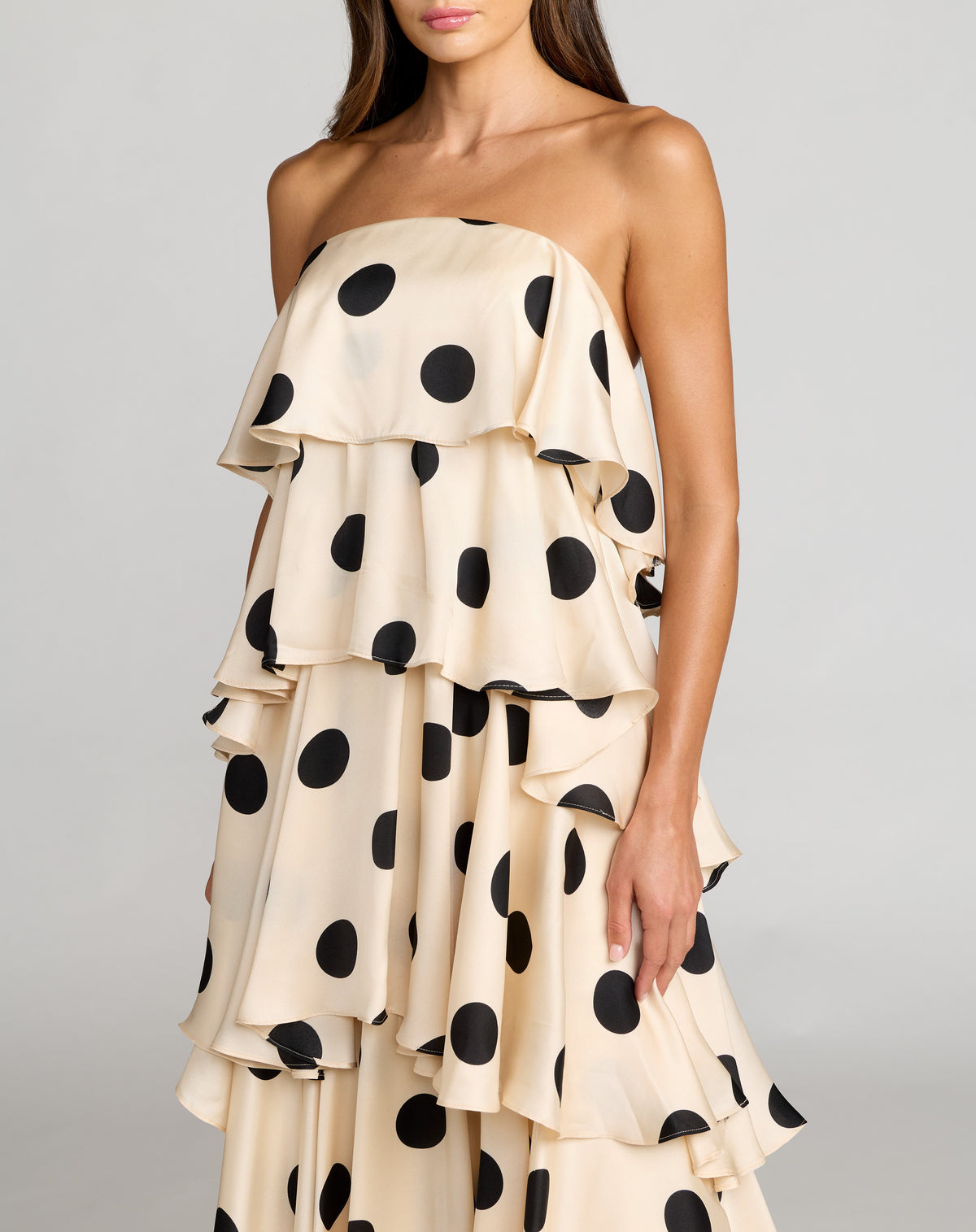 Mac Duggal 27845 - Cream Black