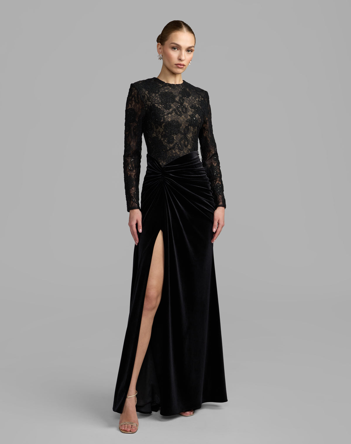 Mac Duggal 27875 - Black Nude