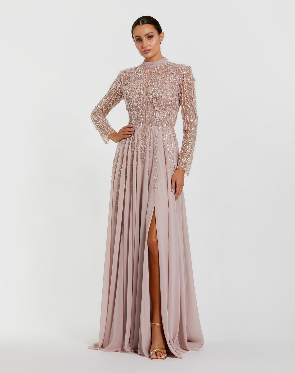 Mac Duggal 37037 - Dusty Rose