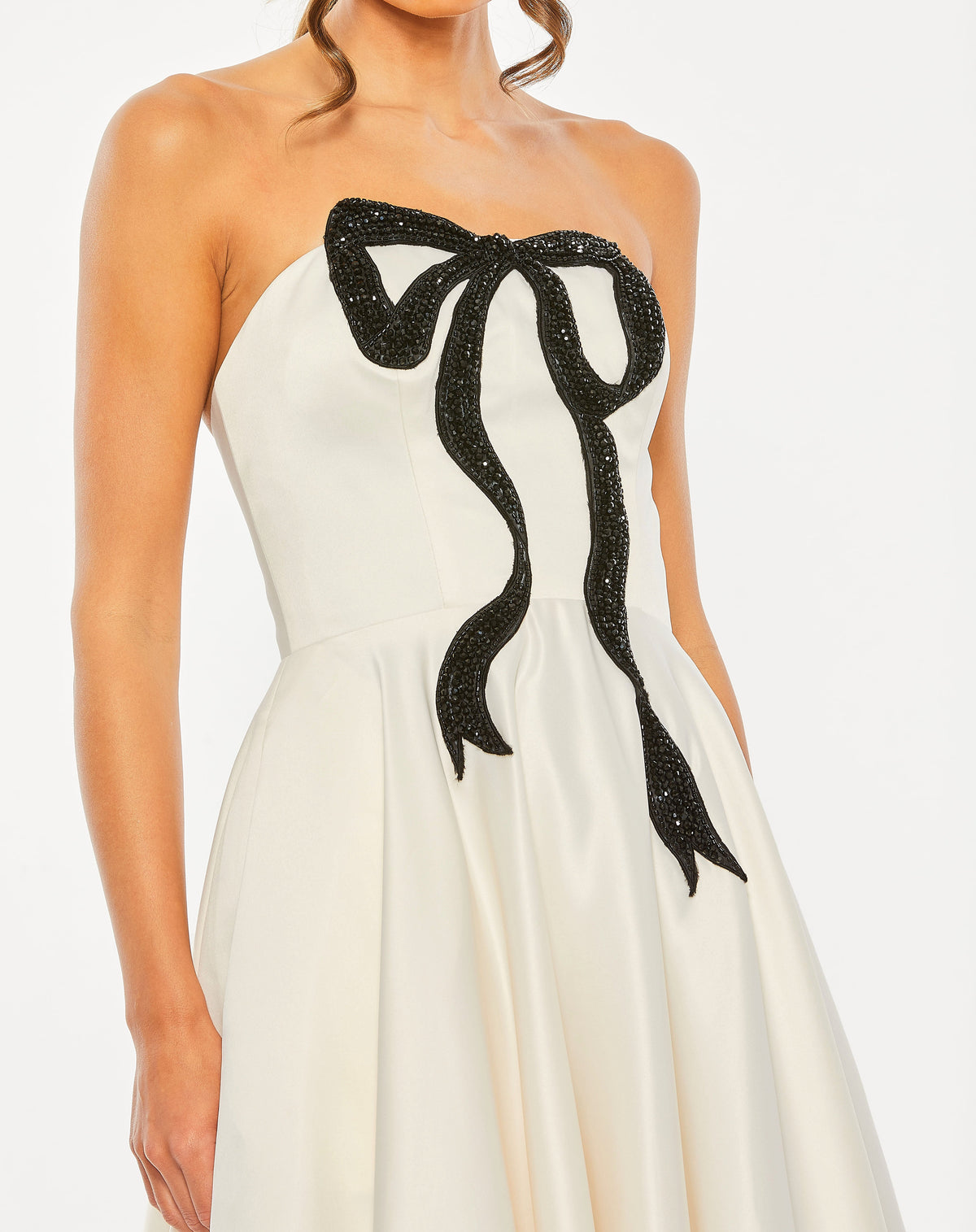 Mac Duggal 42134 - Cream Black