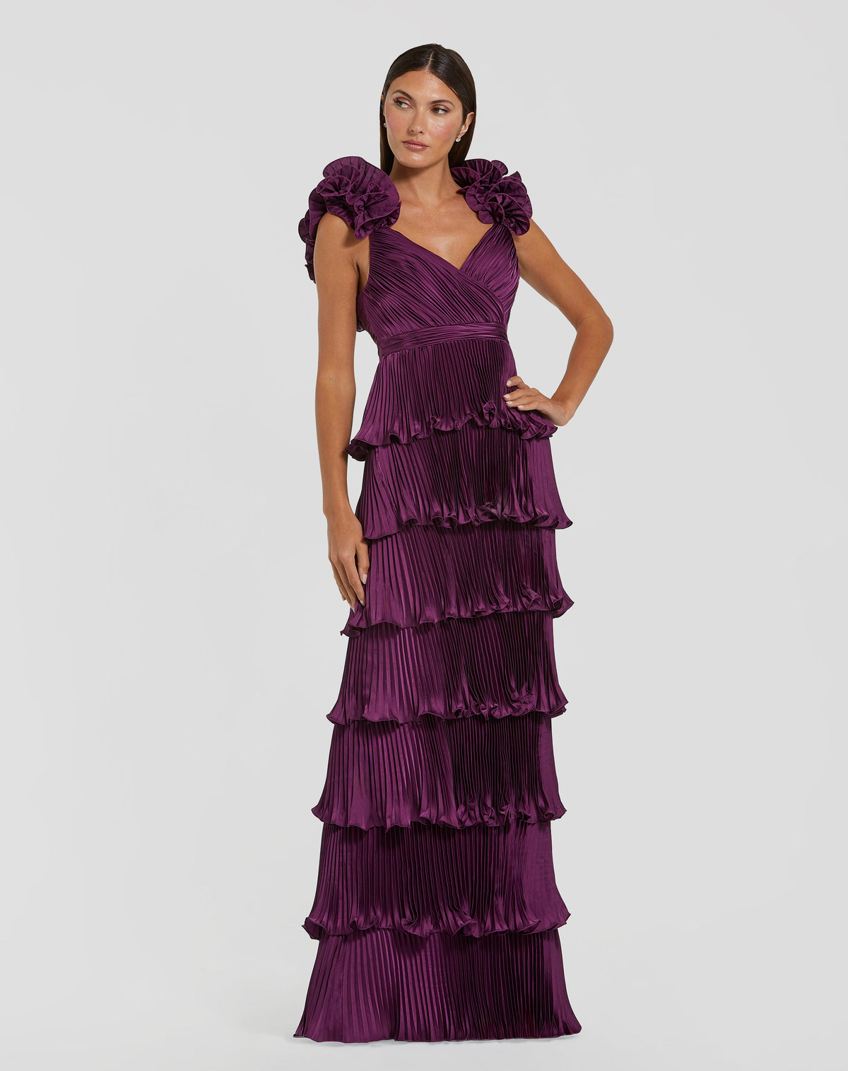 Mac Duggal 49983 - Aubergine