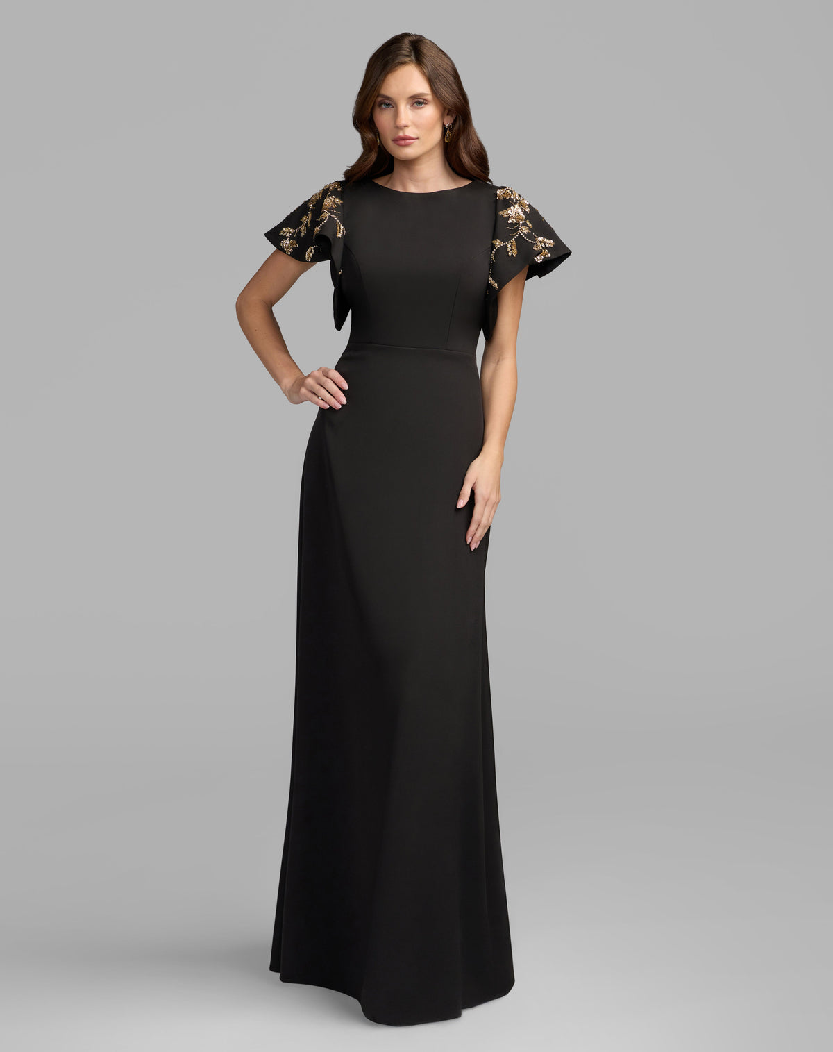 Mac Duggal 50045 - Black Gold