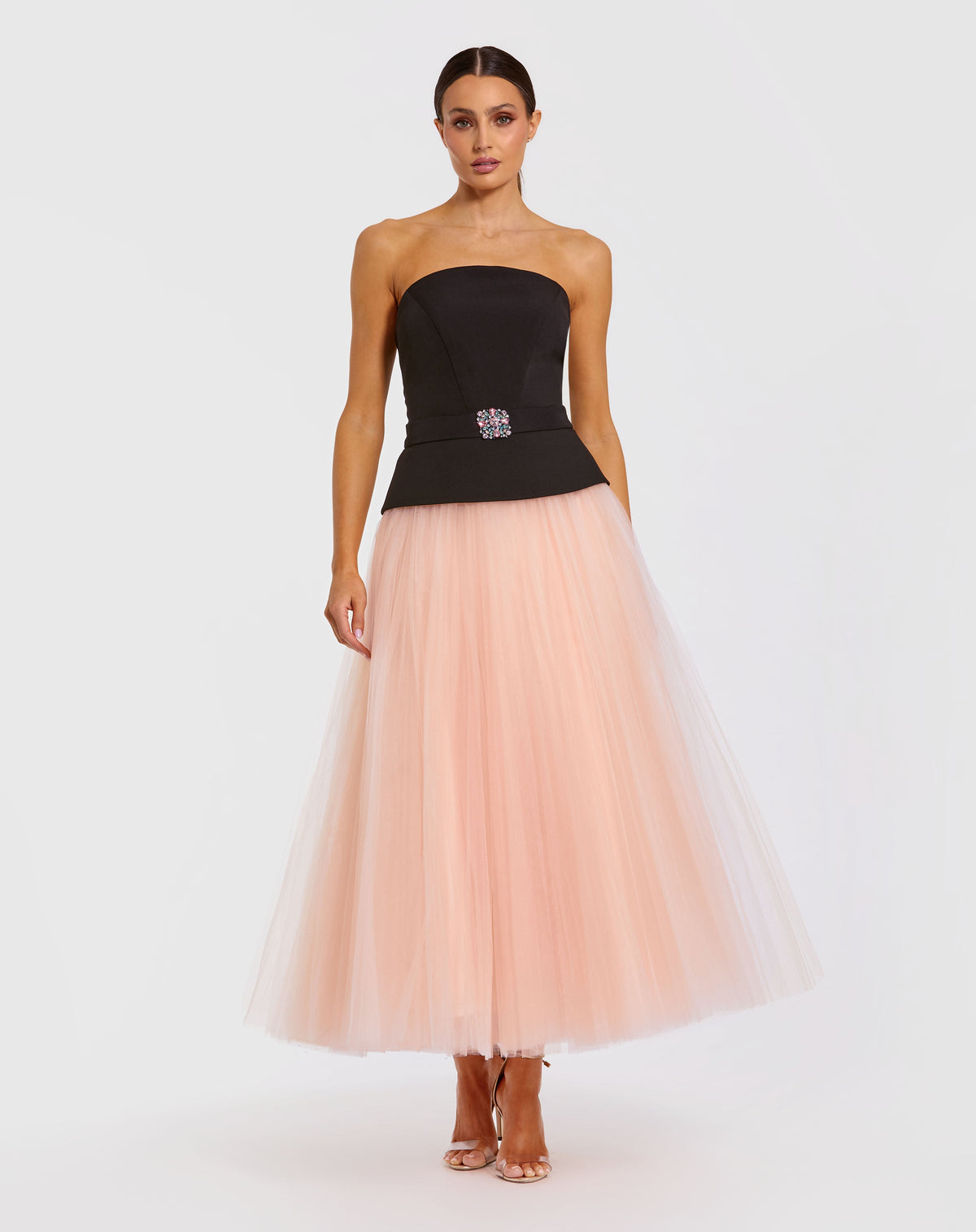 Mac Duggal 50063 - Black Pink
