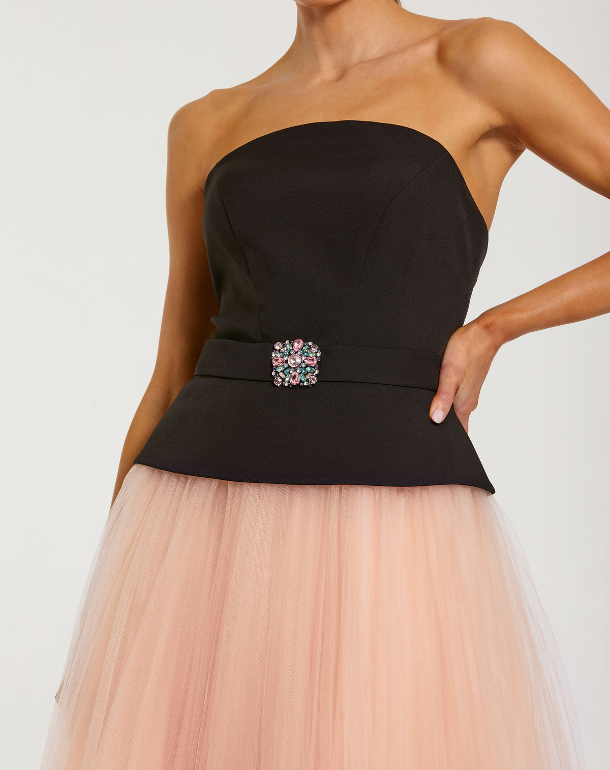 Mac Duggal 50063 - Black Pink